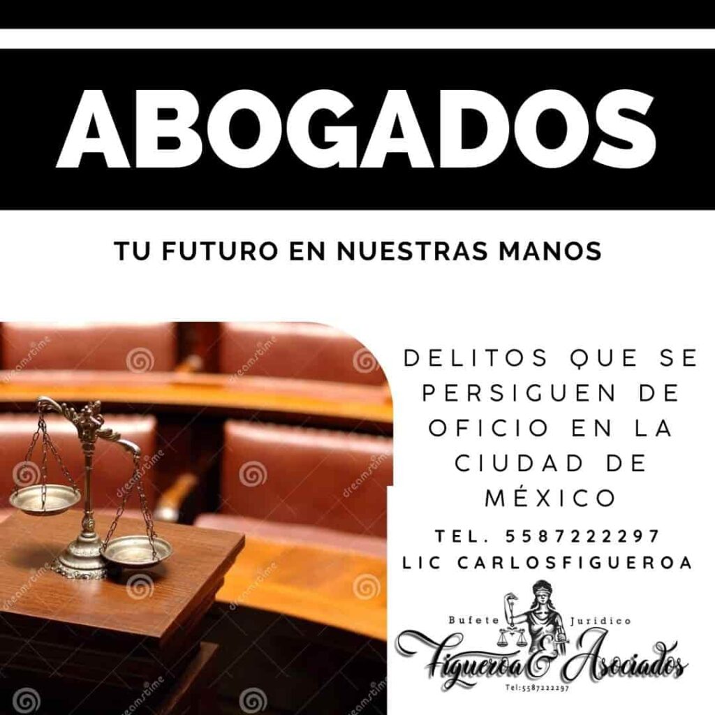 Delitos que se persiguen de oficio en la Ciudad de México