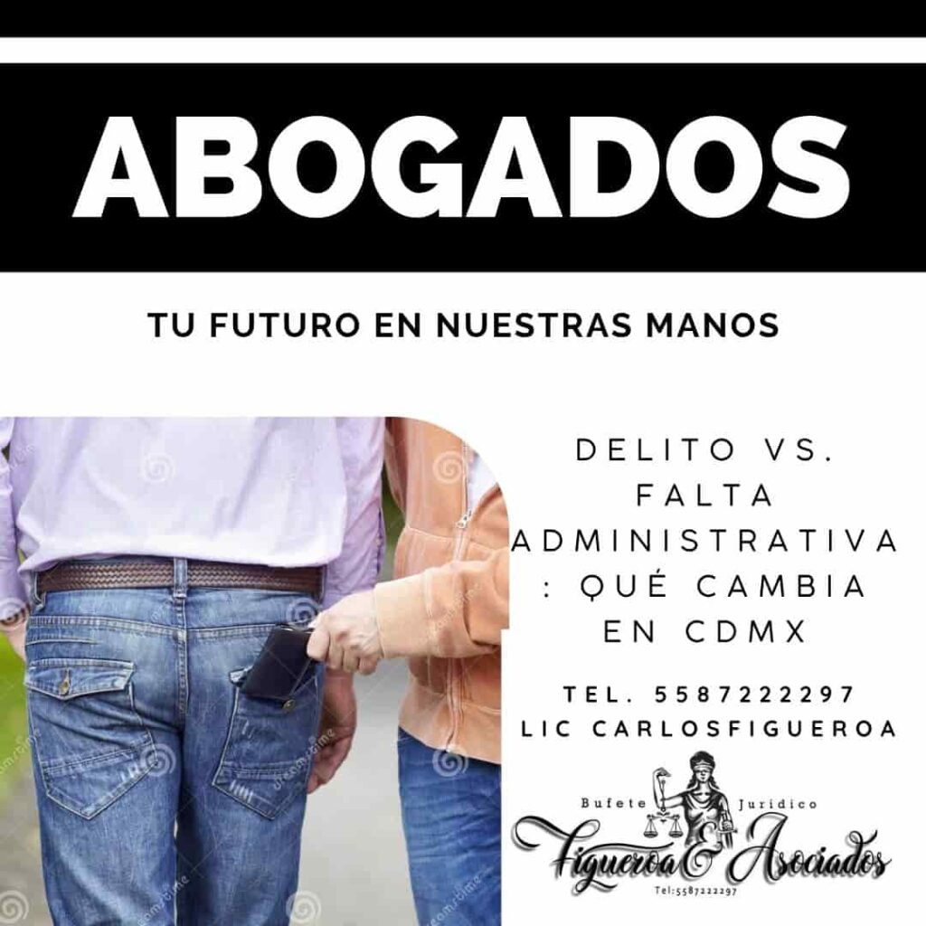 Delito vs. falta administrativa: qué cambia en CDMX