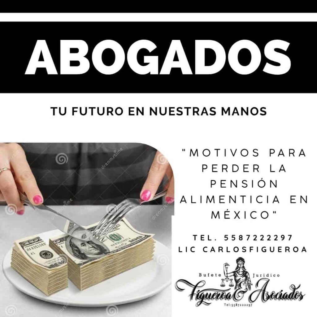 Motivos para perder la pensión alimenticia en México"