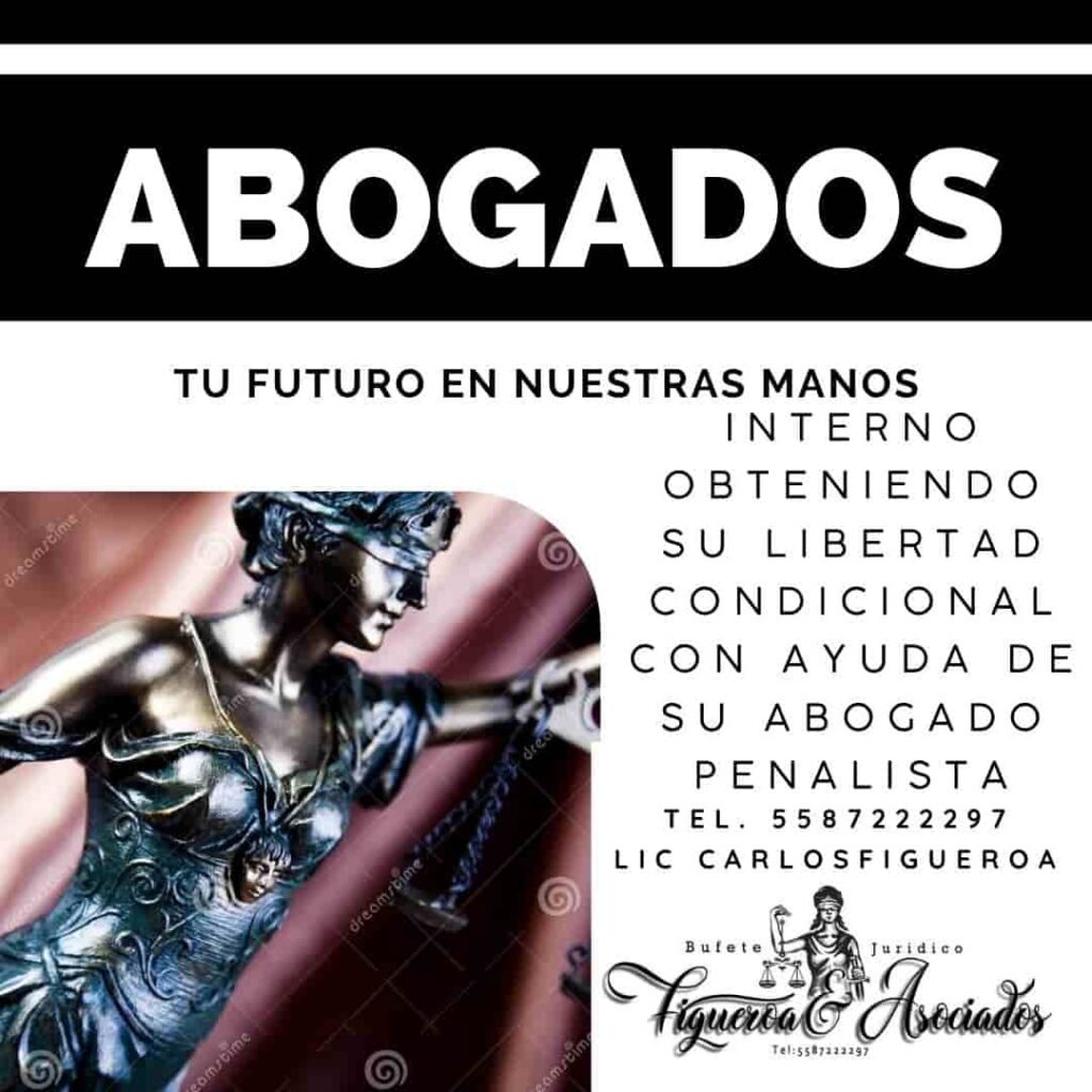 Interno obteniendo su libertad condicional con ayuda de su abogado penalista
