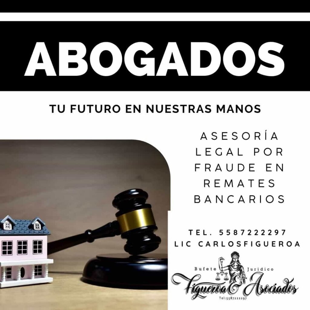 Asesoría legal por fraude en remates bancarios