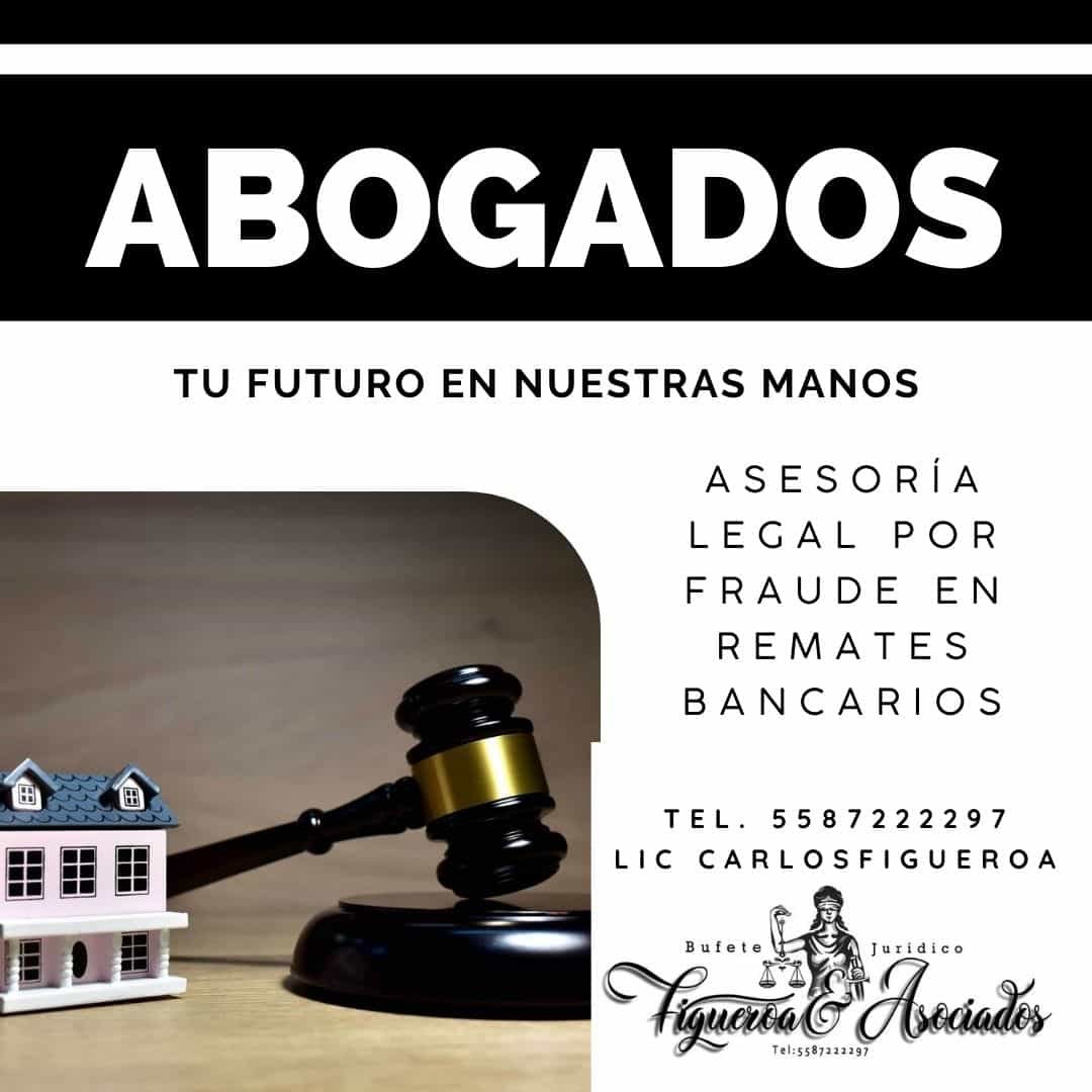 Asesoría legal por fraude en remates bancarios